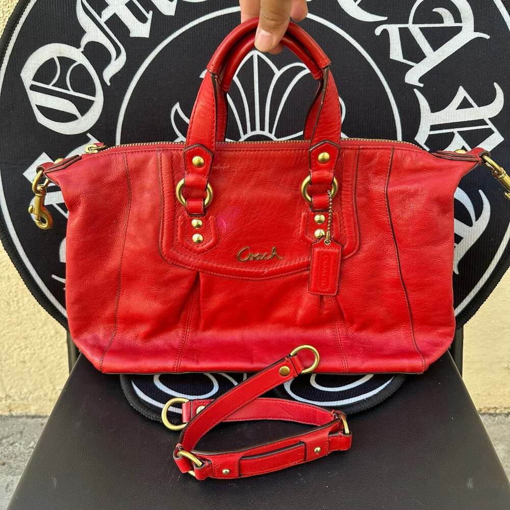 Coach Y2K Ashley Leather Satchel Bag